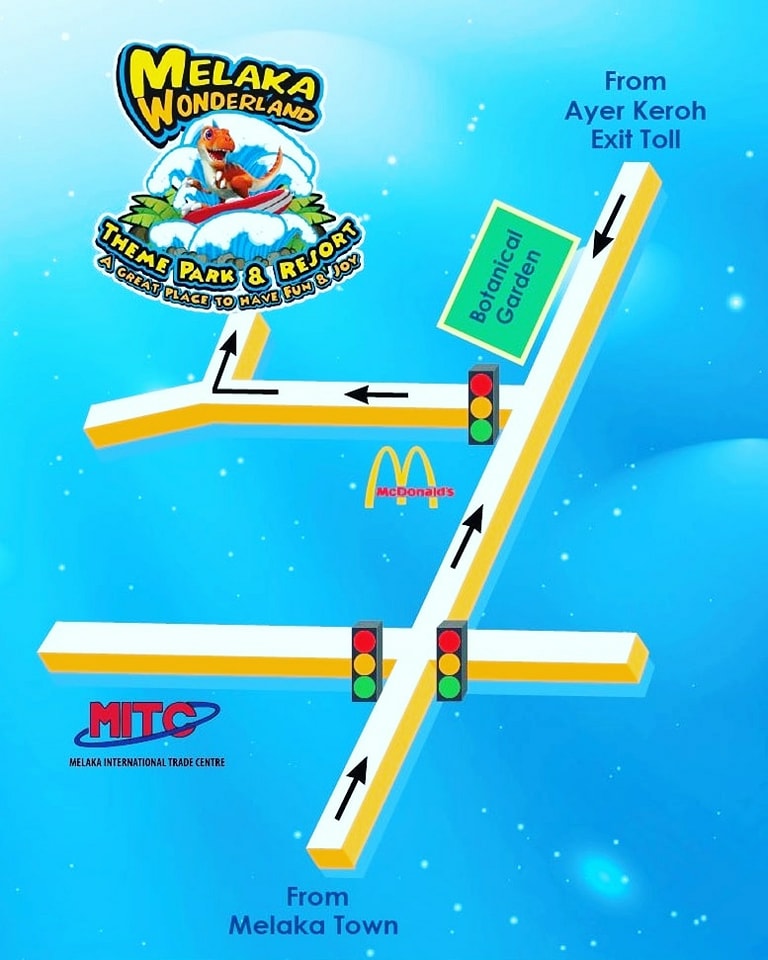 Melaka Wonderland Map